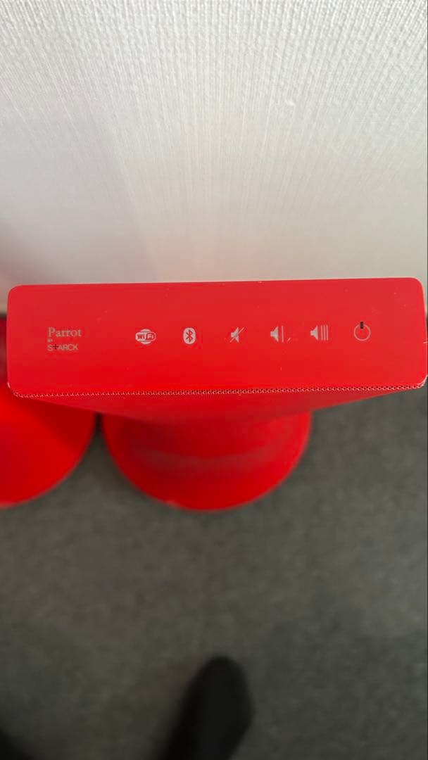 【超美品】Parrot Zik レッドスピーカー(動作確認済)リモコン付