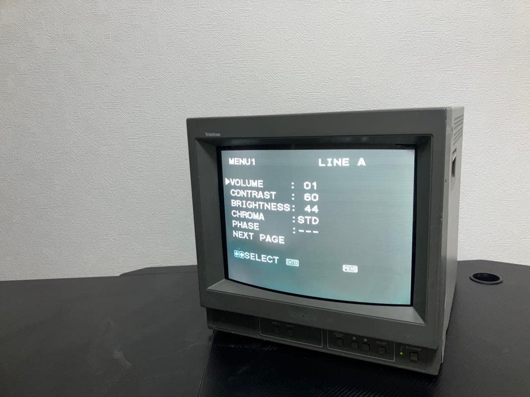 ソニー Sony PVM-14N1Jトリニトロン Trinitro通電確認◯