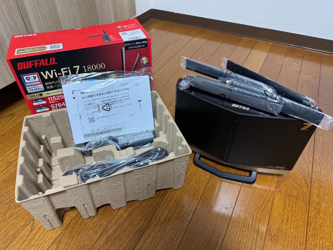 バッファロー BUFFALO WXR18000BE10P Wi-Fi 7ルーター