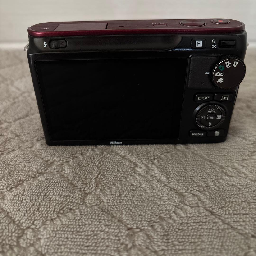 ★人気色レッド★ Nikon 1 J2 ミラーレス一眼カメラ