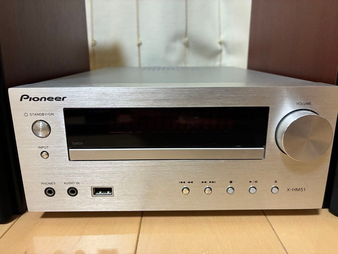 PioneerパイオニアCDミニコンポーネントシステムX-HM51-S
