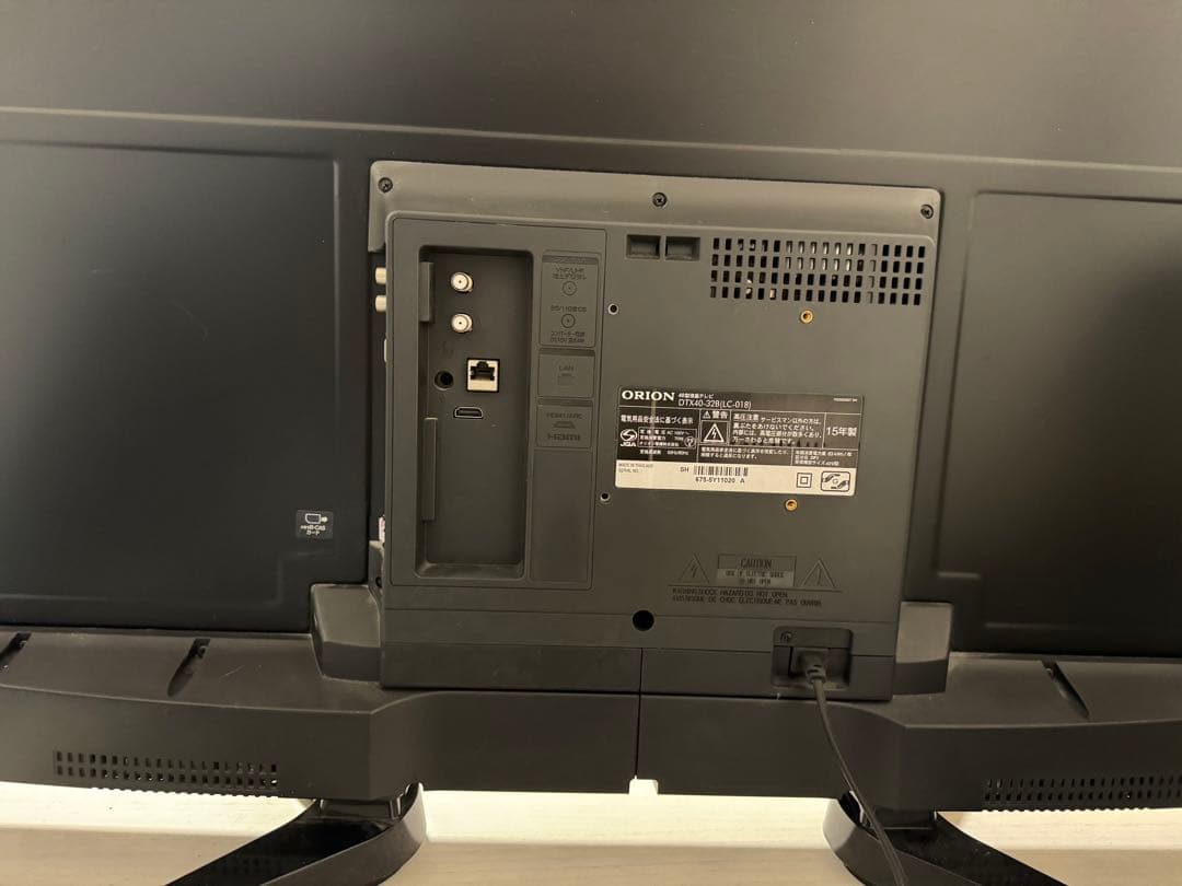 ORION 40型液晶テレビ DTX40-32B(LC-018) 2015年製