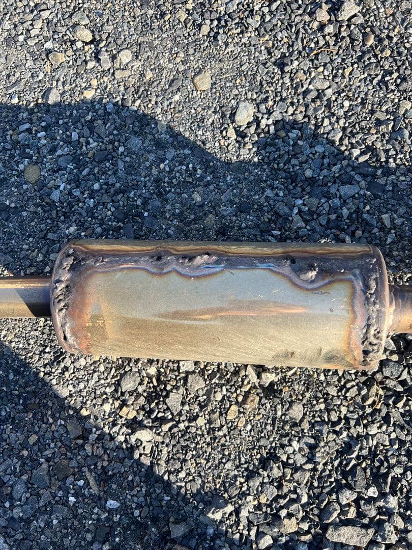 エッセ フロントパイプ ストレート(空タイコ)