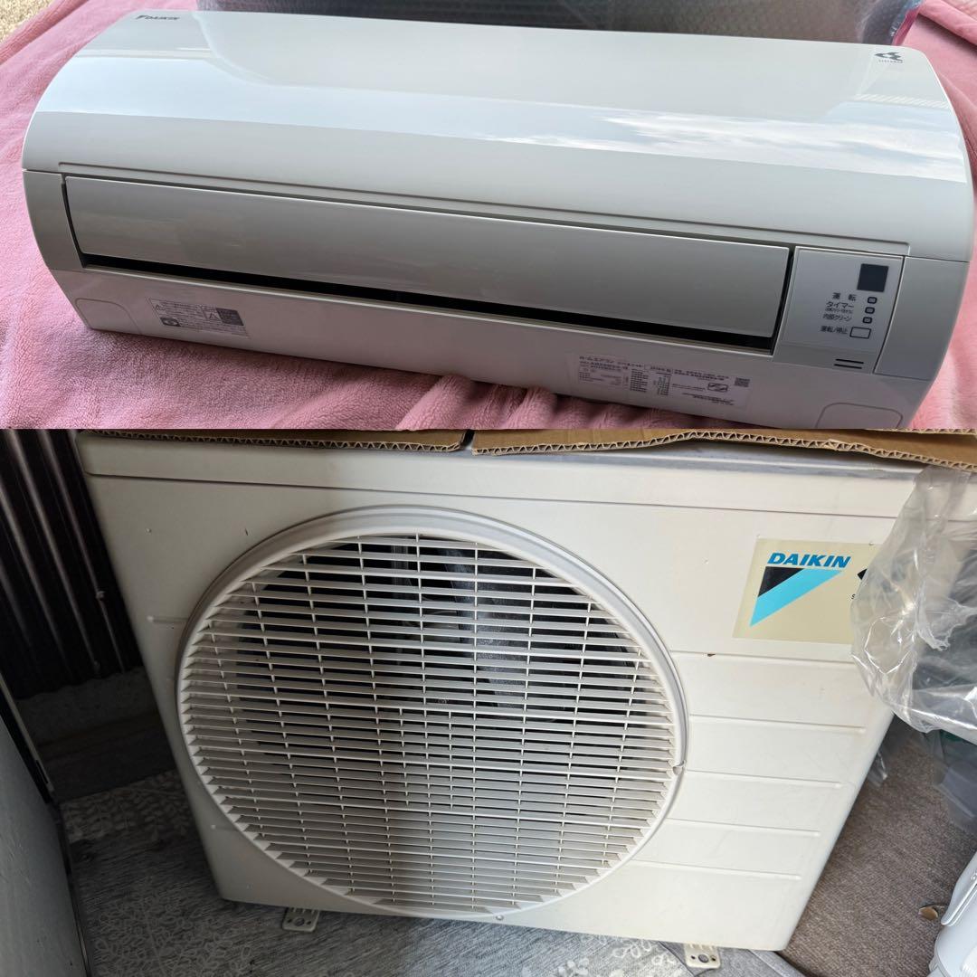 室外機も送料込 6畳用 ダイキン 22 エアコン クーラー 2.2kw