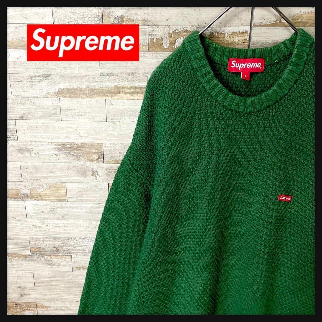 3309 U【希少モデル】シュプリーム☆スモールボックスロゴ ビッグロゴ ニット