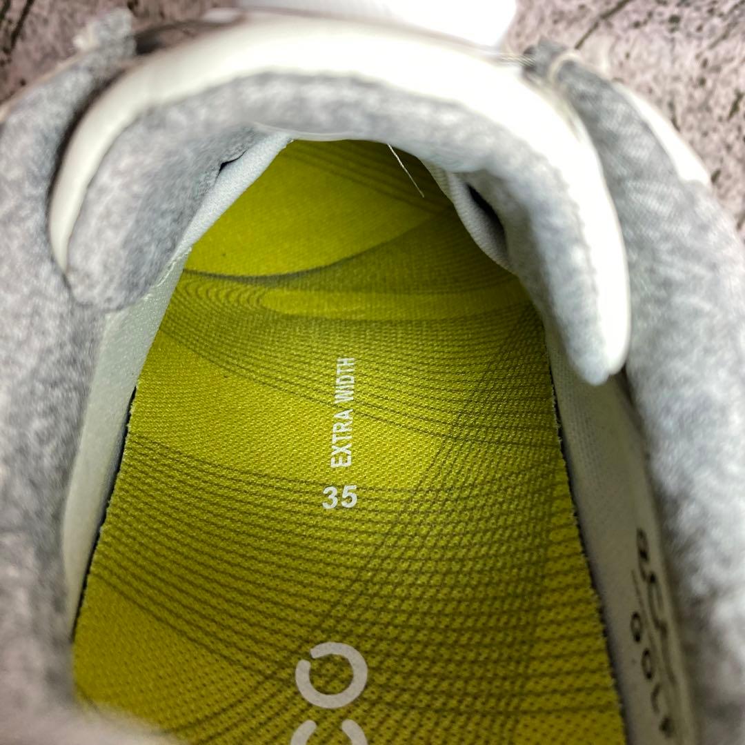 新品同様 エコー ゴルフシューズ ホワイト レザー BOAシステム ゴアテックス