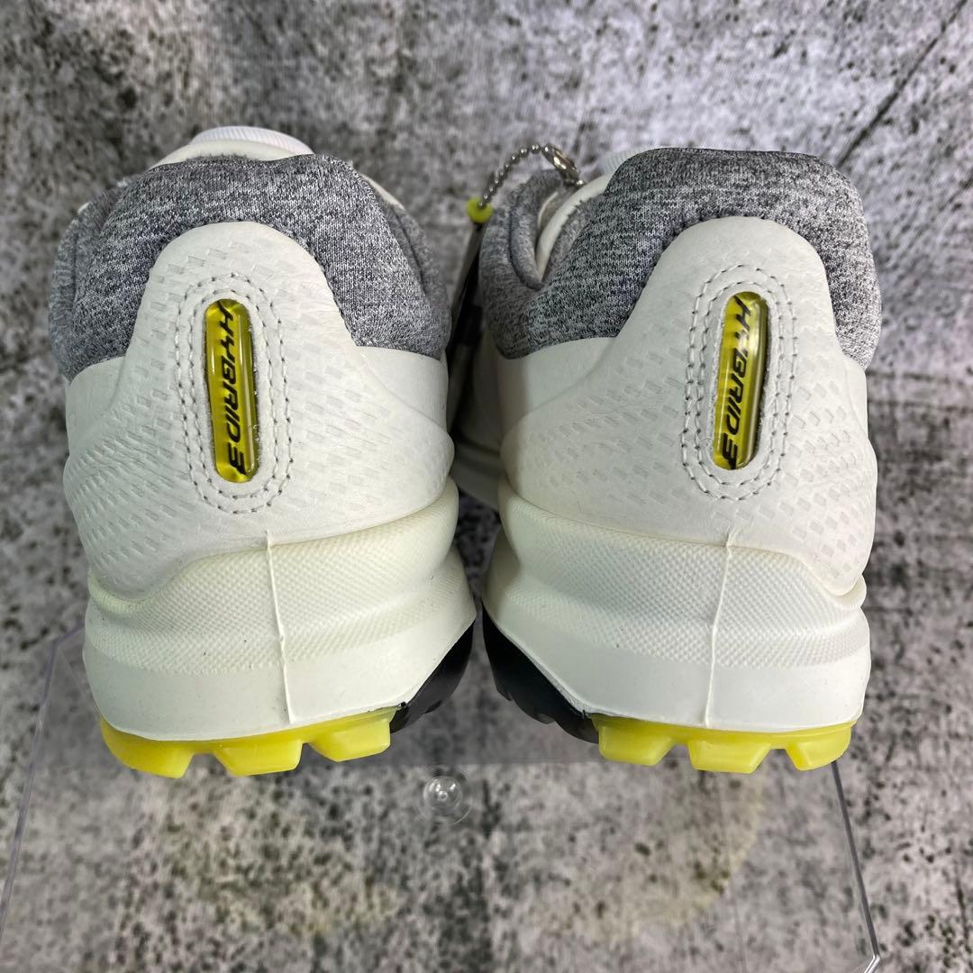 新品同様 エコー ゴルフシューズ ホワイト レザー BOAシステム ゴアテックス