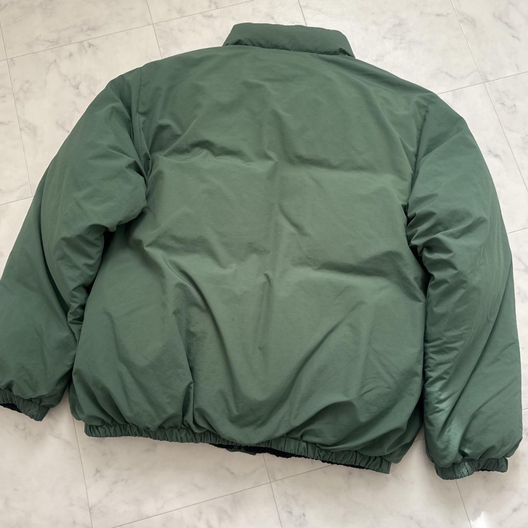 XLARGE リバーシブル ダウンジャケット グリーンブラック XL
