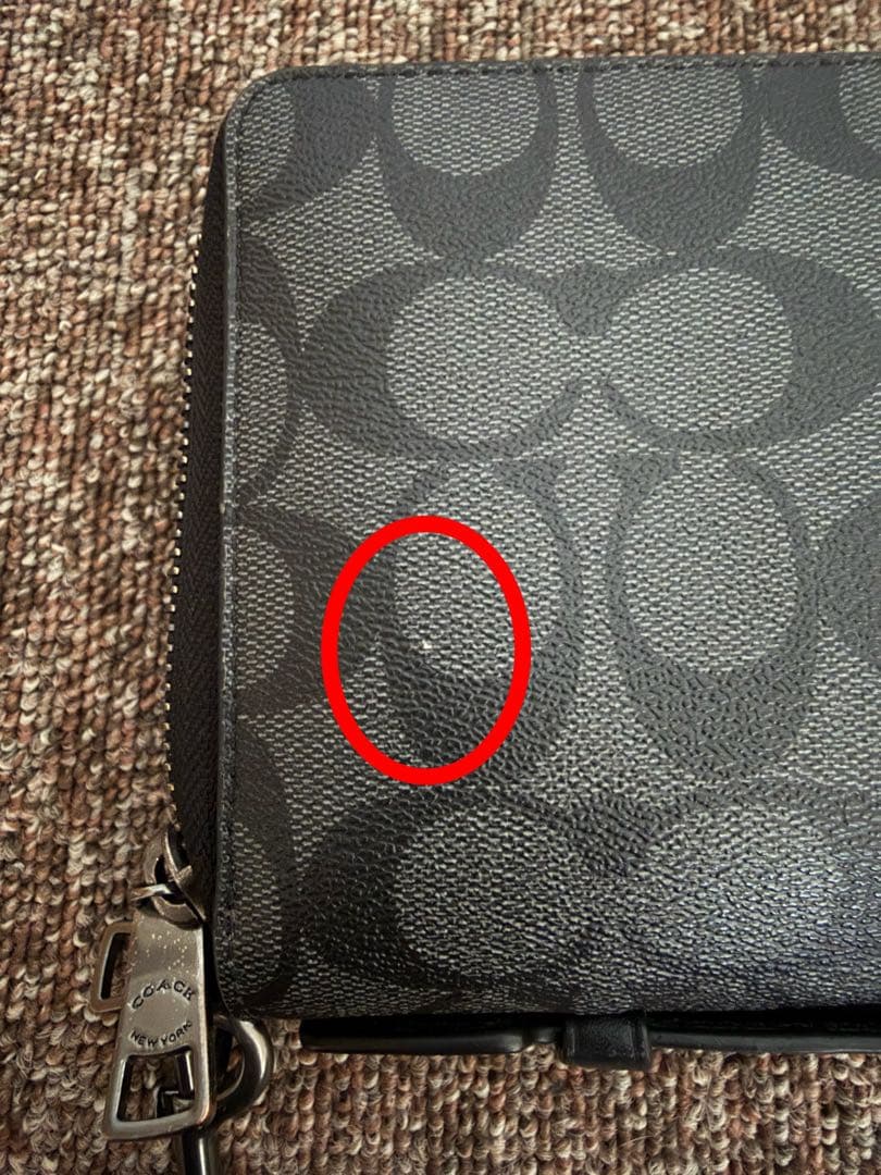 COACH ダブルジップオーガナイザー 長財布