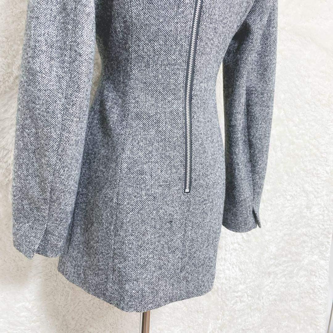 JOSEMOON CLASSIC TWEED MINI DRESS 36 グレー