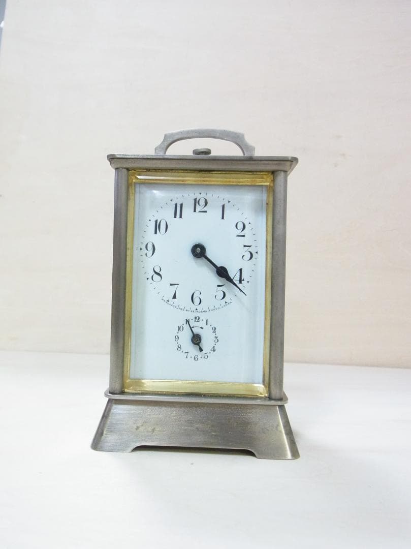 精工舎　機械式置時計　呼鈴付目覚　大正時代　稼働品