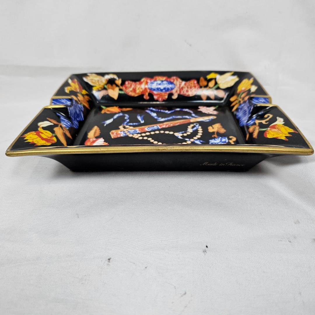 【1988年希少】HERMES ヴィドポシュ 灰皿 小物入れ「東洋と西洋の石」