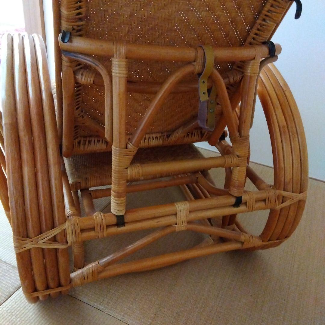 アリ　ラタン　籐製　リクライニングチェア