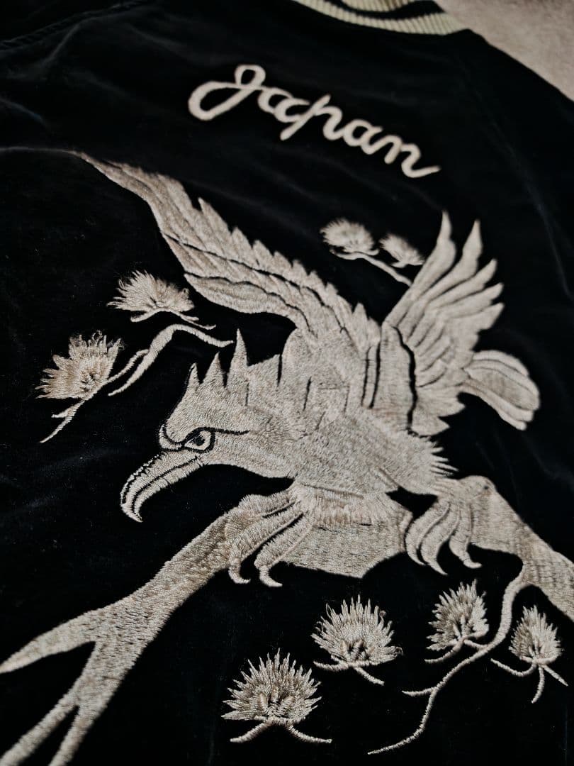 SEVEN ２面用 別珍 ワシ龍 日本限定 スカジャン レーヨン vintage