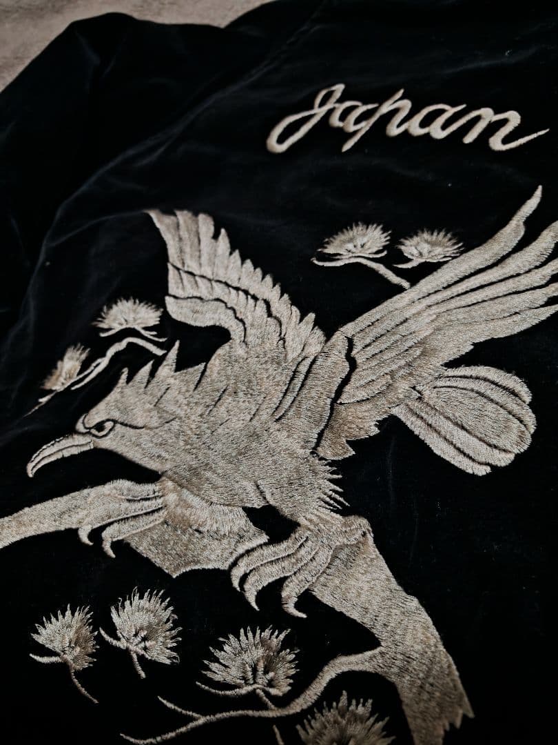 SEVEN ２面用 別珍 ワシ龍 日本限定 スカジャン レーヨン vintage