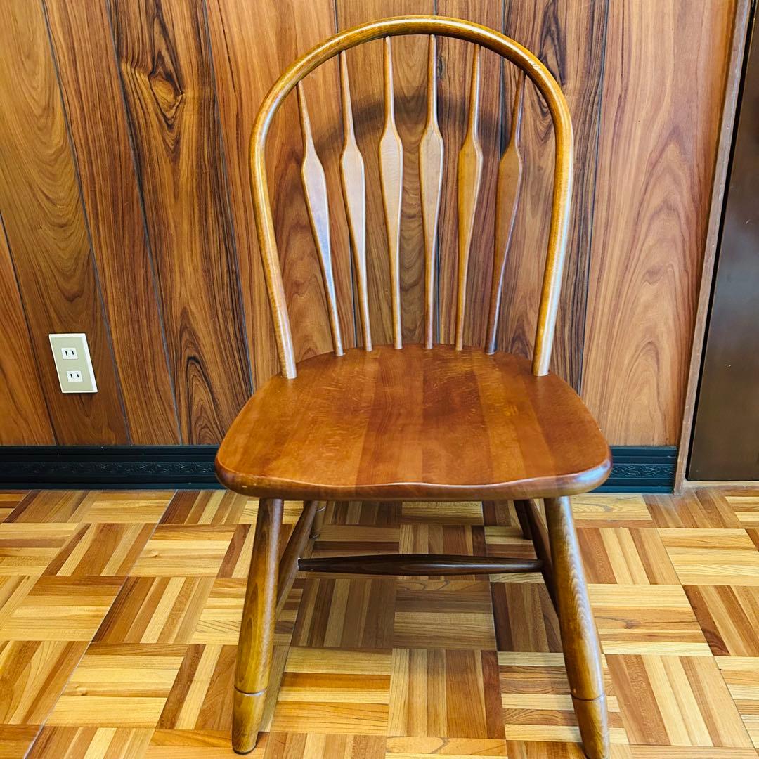 柏木工 ウィンザーチェア 木製無垢材 フープバック アローバック 飛騨高山
