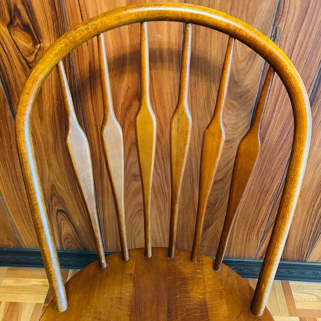 柏木工 ウィンザーチェア 木製無垢材 フープバック アローバック 飛騨高山