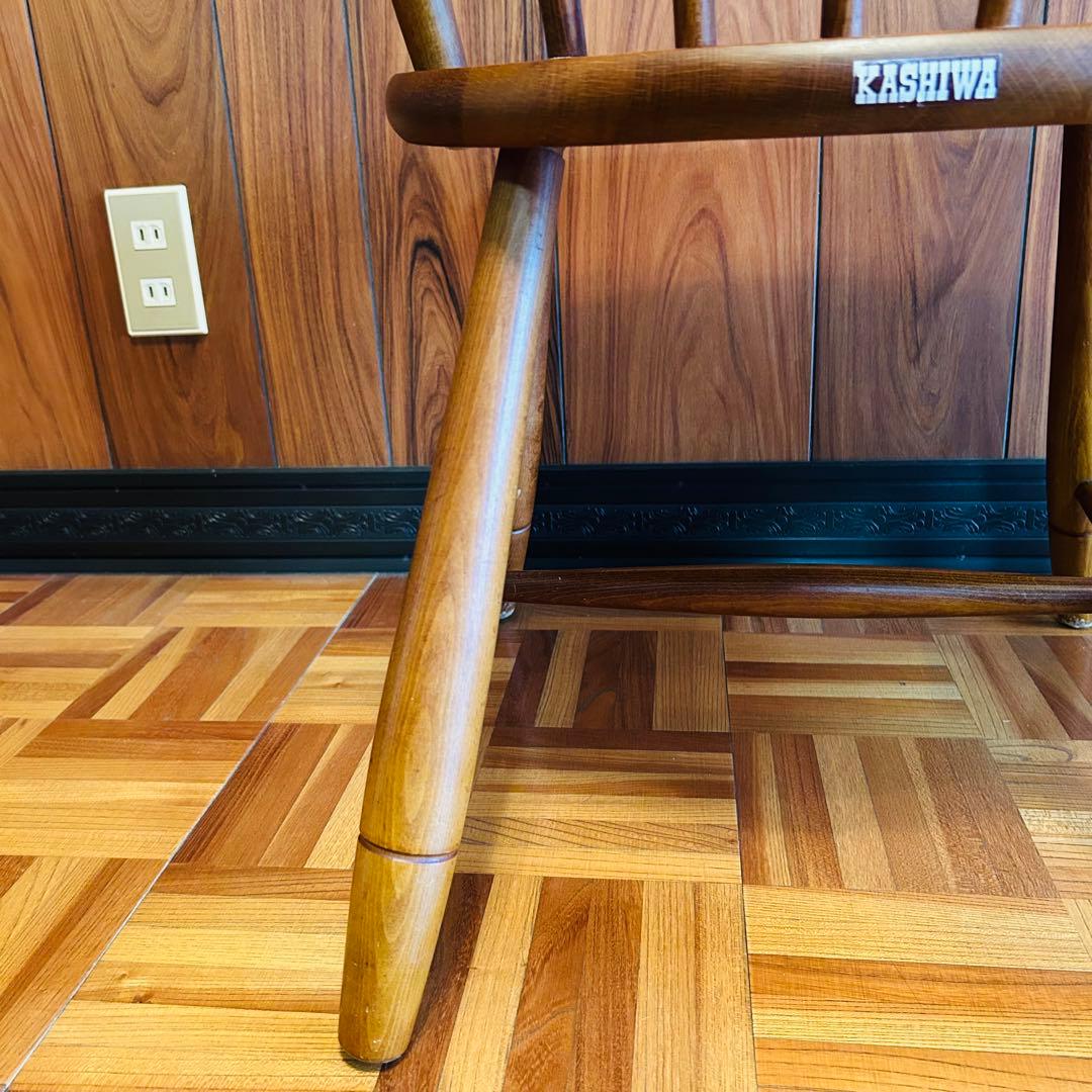 柏木工 ウィンザーチェア 木製無垢材 フープバック アローバック 飛騨高山