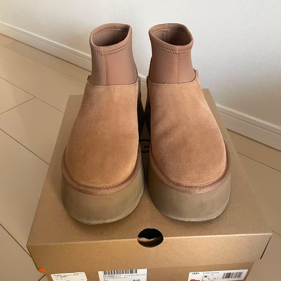 UGG クラシックミニディッパー　25センチ　チェスナット