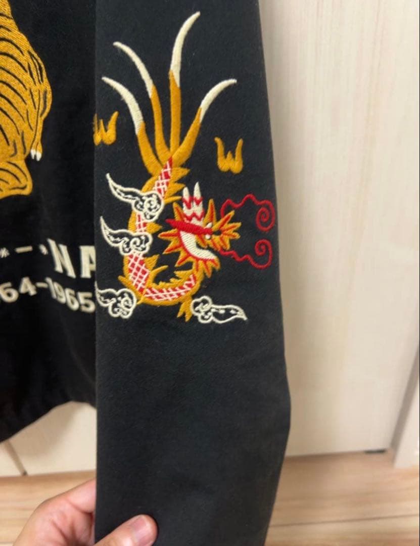 HOUSTON ブラック ベトジャン Lサイズ