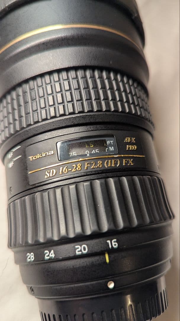 【難ありジャンク扱い】Tokina ATX PRO 16-28mm f/2.8