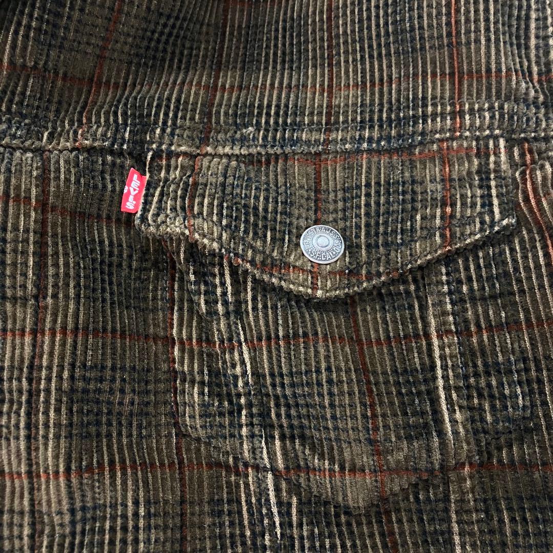 Levi’s PREMIUM ジャケット コーデュロイ 裏ボア 茶色系 Ｍ