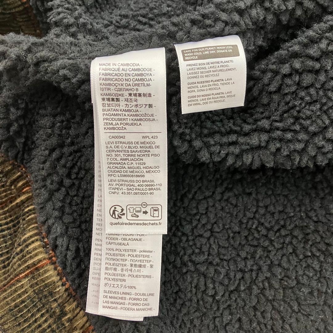 Levi’s PREMIUM ジャケット コーデュロイ 裏ボア 茶色系 Ｍ