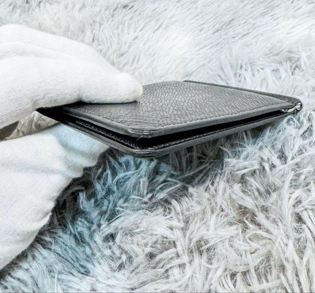 超美品　ルイヴィトン　ポルトフォイユ　パンス　タイガ　マネークリップ　紳士　黒