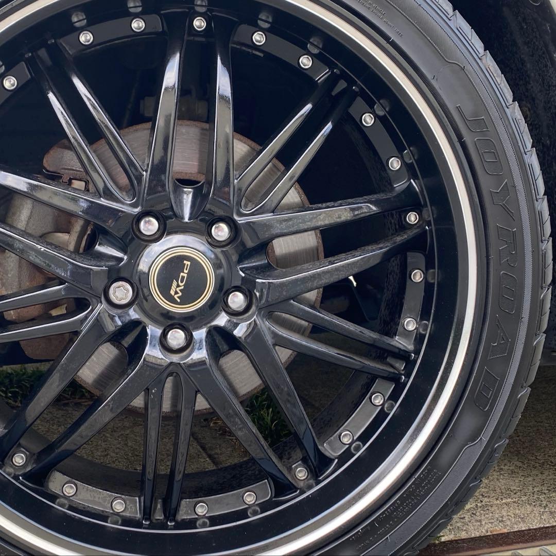 【送料込み】PDW タイヤ&アルミホイール　4本　20インチ　245/40/20