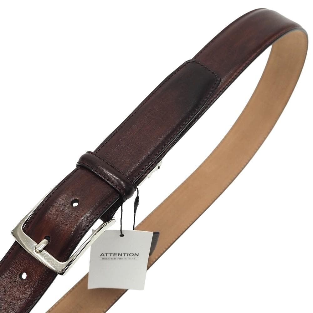 K06382 MAGNANNI レザーベルト 1536 バーガンディ