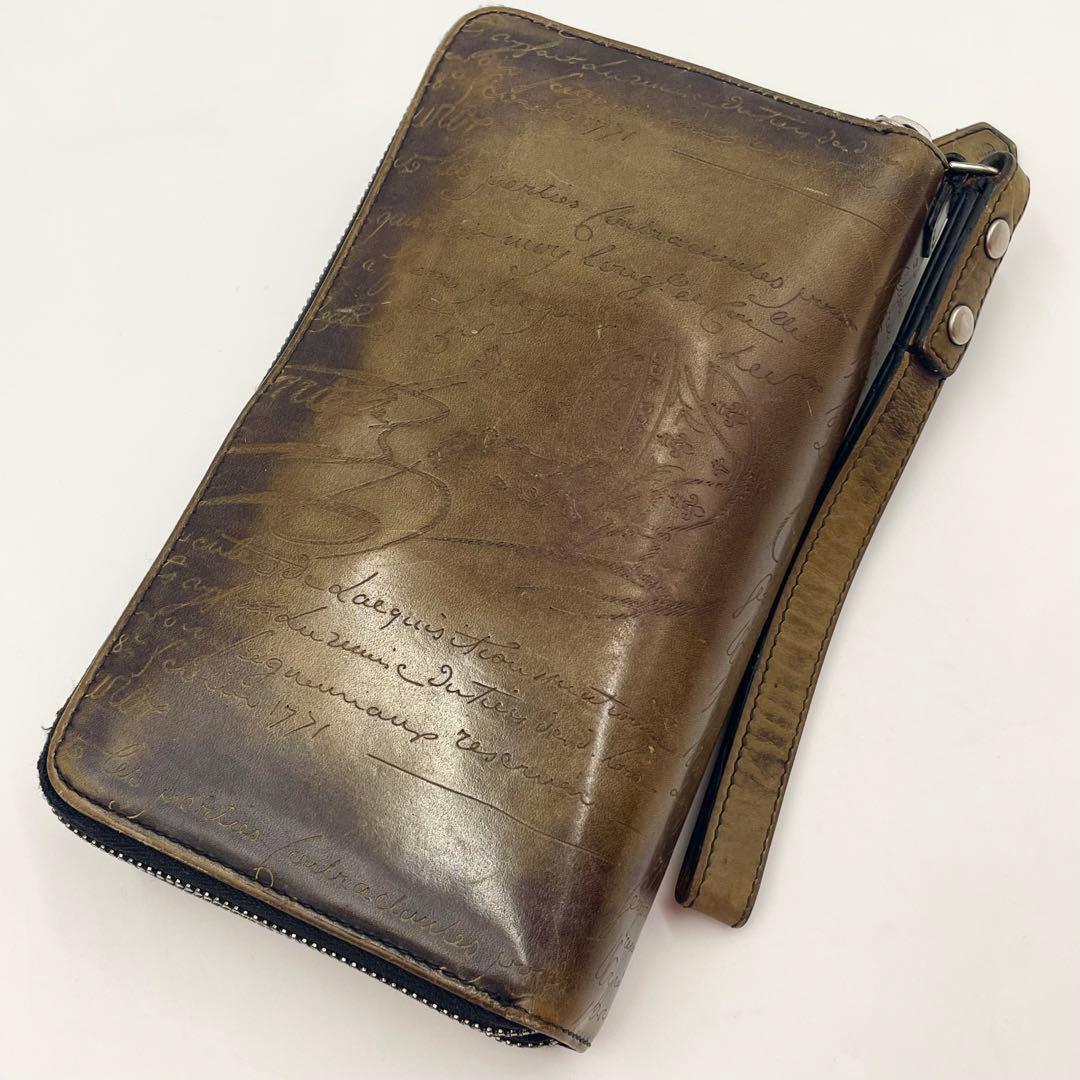 定価34万 ベルルッティ カリグラフィ タリ スクリットレザーオーガナイザー