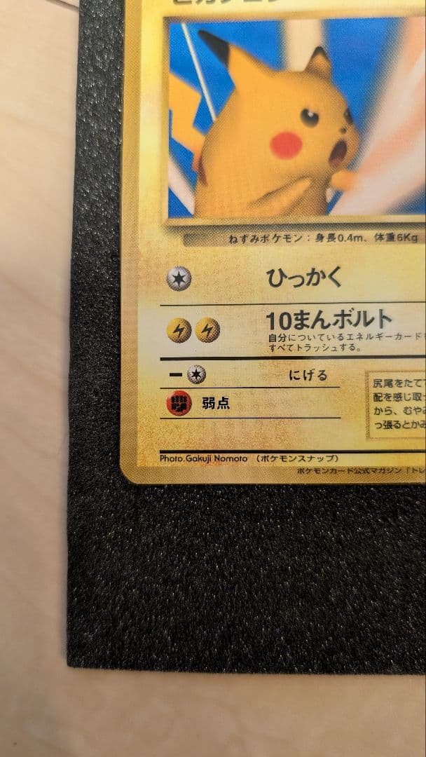 88様用　ピカチュウ_「ポケモンカードトレーナーズVol.1」 おまけカード P