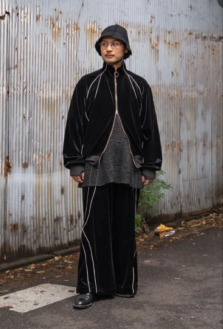 【最終価格】完売品Santakuサンタク ベロアトラックジャケットMサイズ