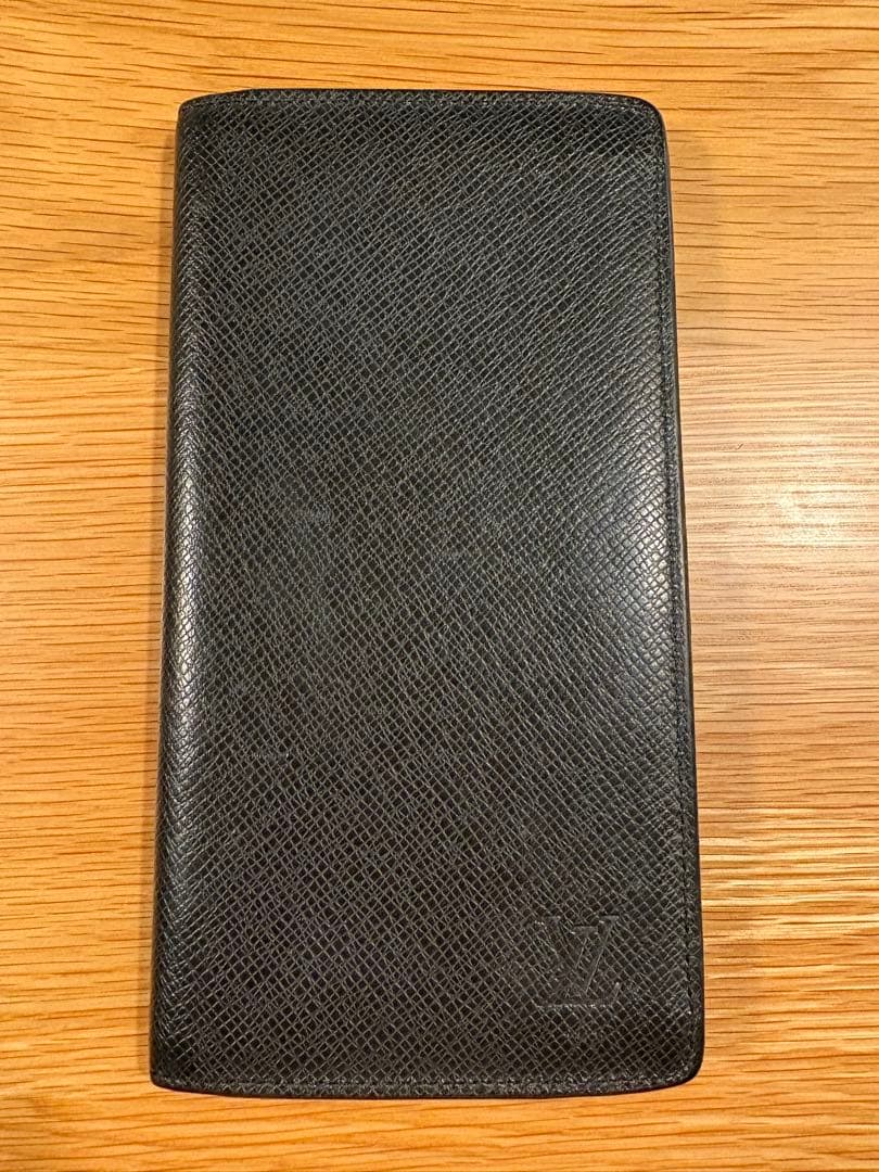 Louis Vuitton ブラック 長財布　ポルトフォイユ ブラザ