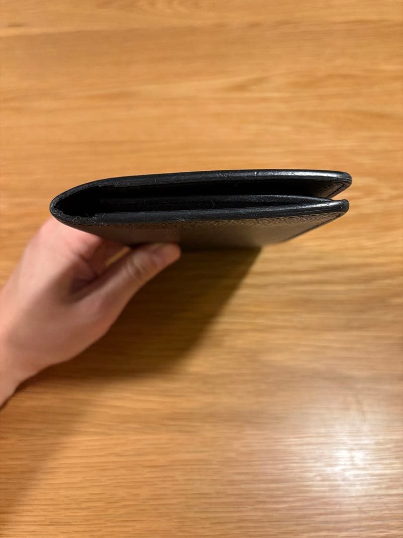 Louis Vuitton ブラック 長財布　ポルトフォイユ ブラザ