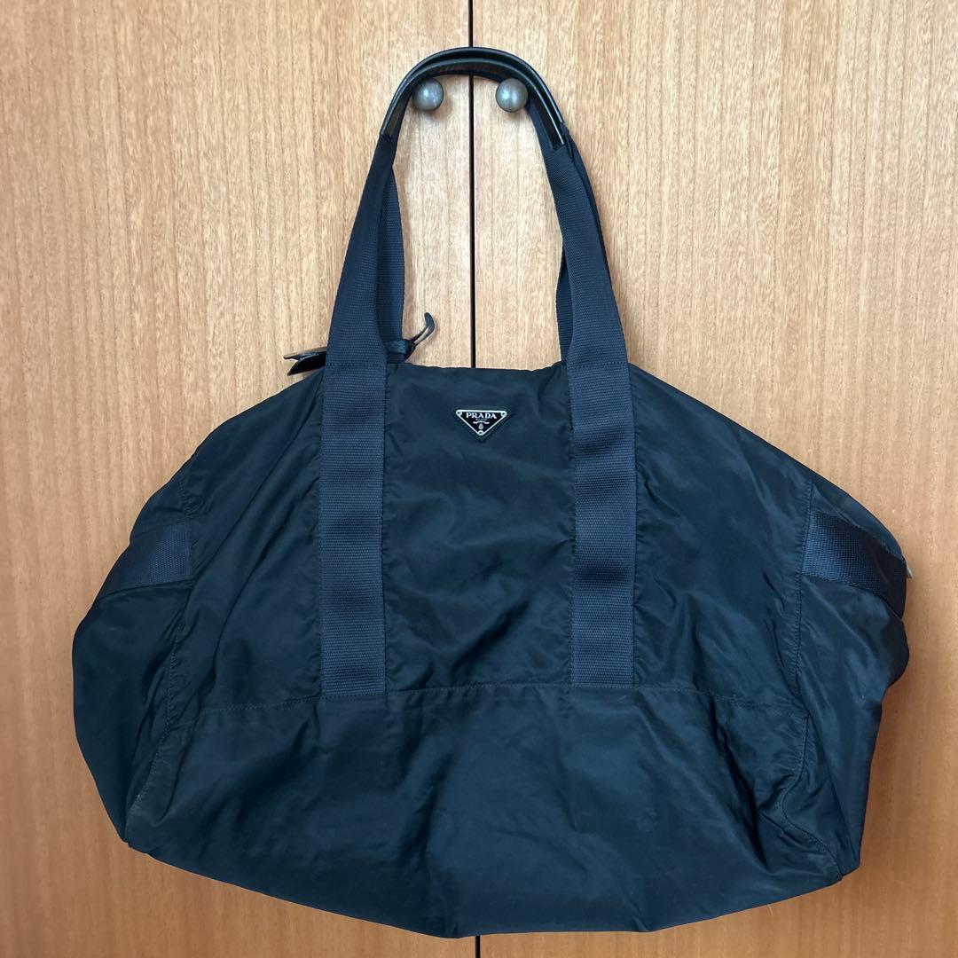 PRADA ブラック ボストンバッグ正規品
