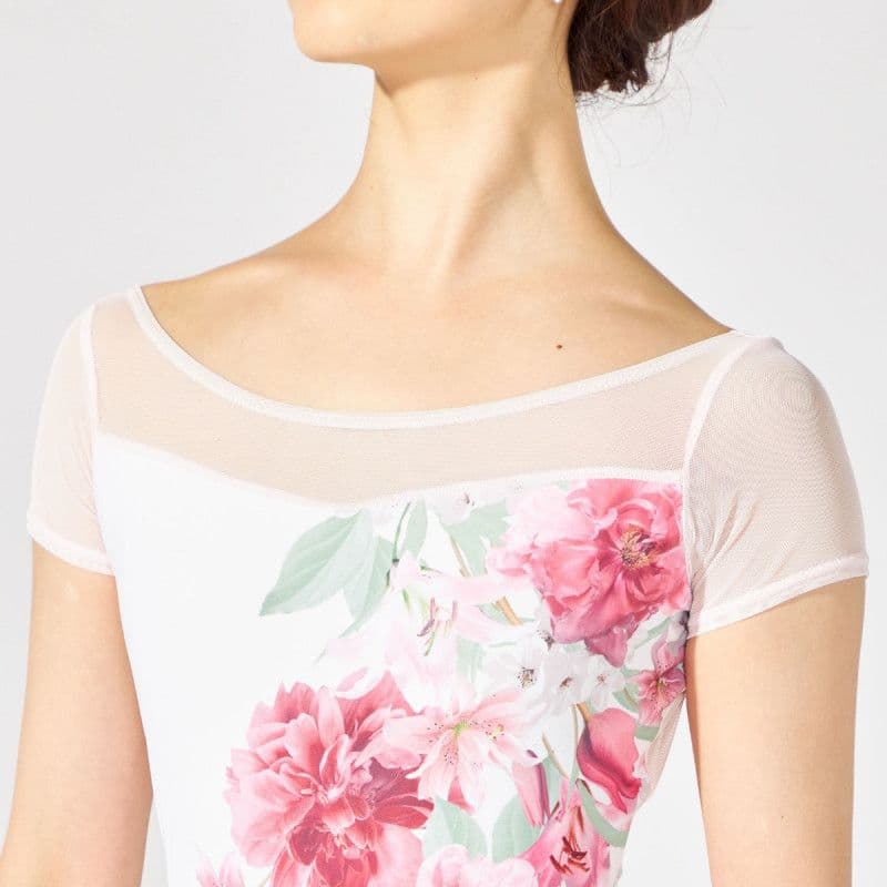 お値下げ　チャコット　永久メイ　レオタード　キャップスリーブ　Lサイズ