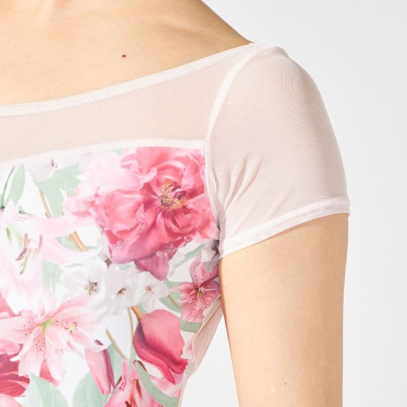 お値下げ　チャコット　永久メイ　レオタード　キャップスリーブ　Lサイズ