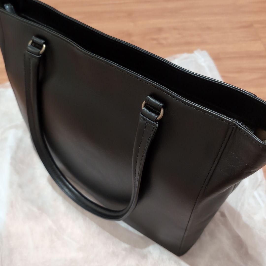 【新品未使用】　香久山鞄　ホーガンズアレイ/レザートート　ブラック