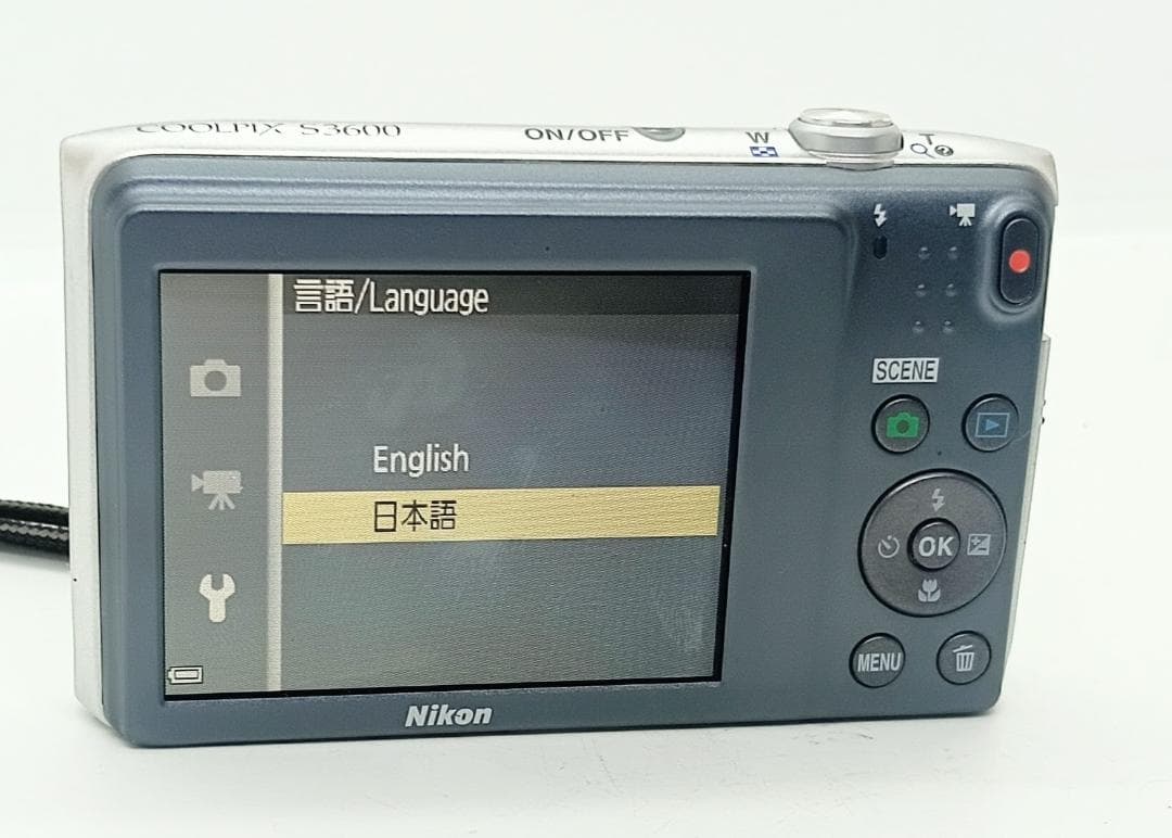 Nikon COOLPIX S3600 8xズーム デジタルカメラ 充電器付き