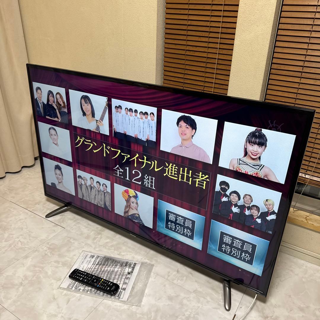 Hisense 55V型 2019年製液晶テレビ 外付けHDD 3波裏番組録画