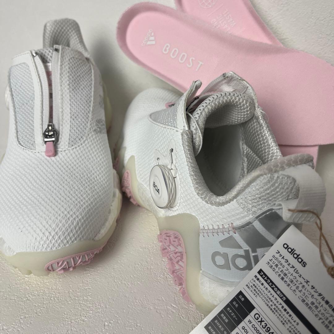 ●未使用品　アディダス　ゴルフシューズ　靴　ボア　ダイヤル　コードカオス