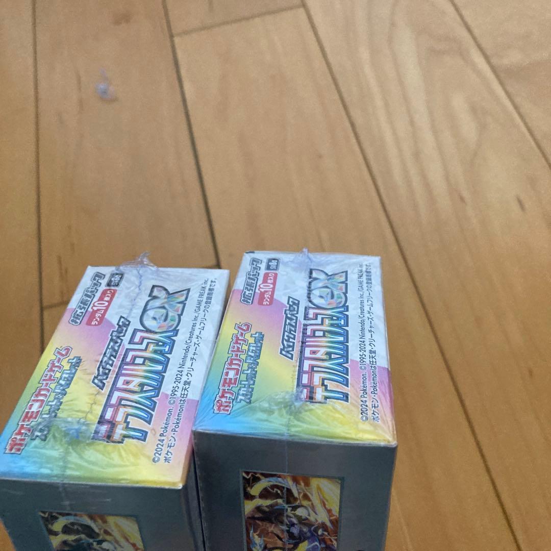 ポケモンカードゲーム テラスタルフェスex シュリンク付き BOX 2箱
