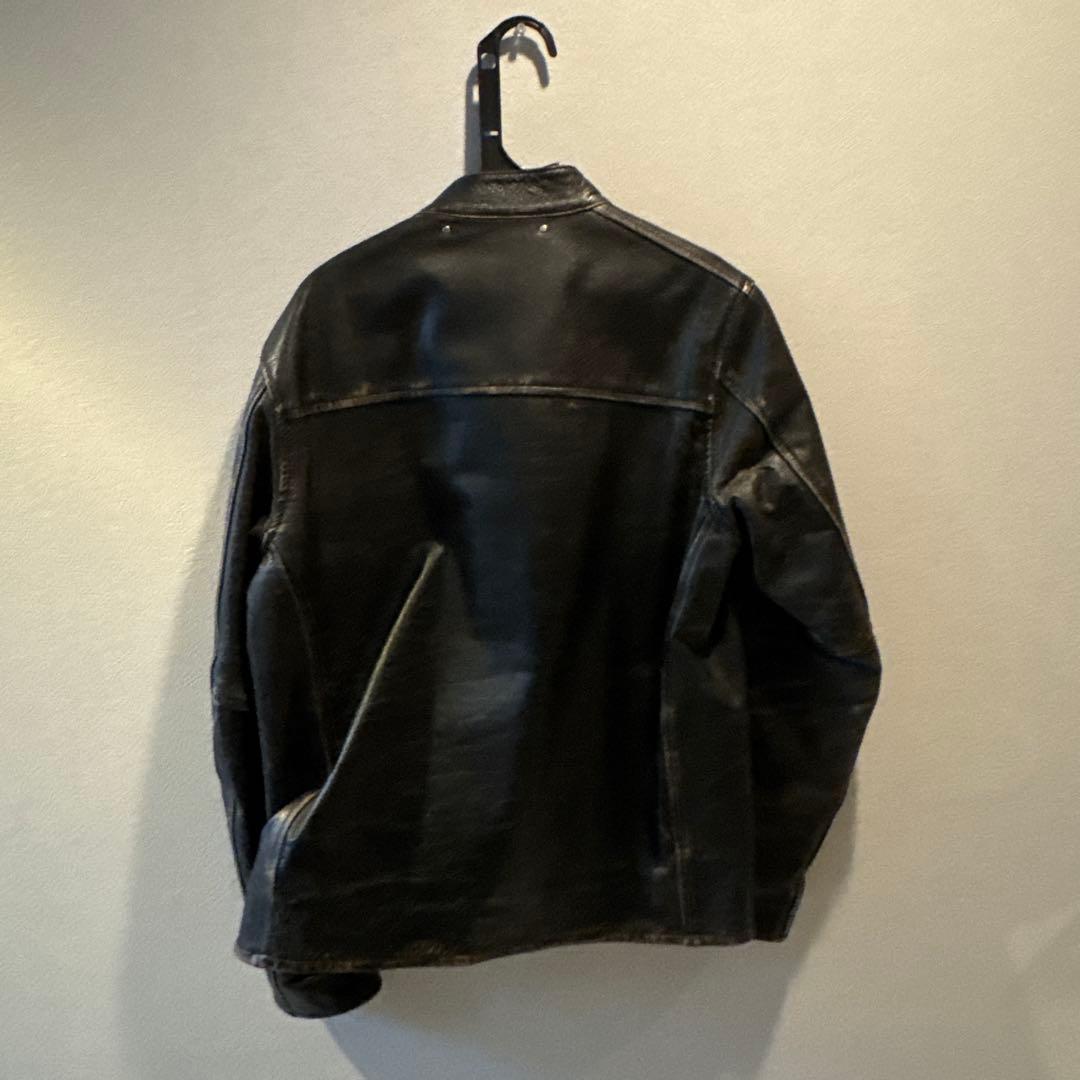 最終値下げ　neighborhoodレザー シングルライダースジャケット