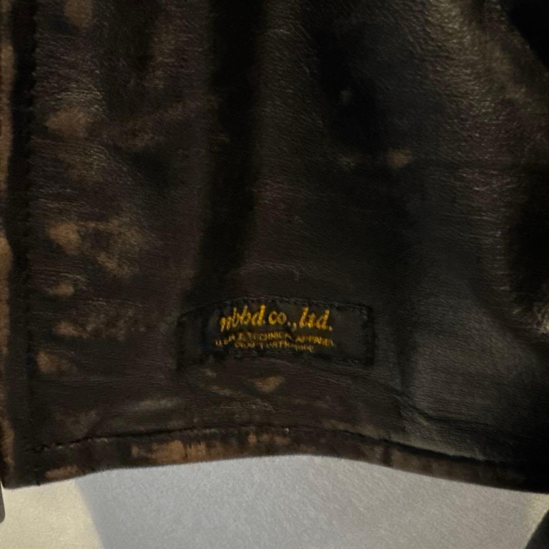 最終値下げ　neighborhoodレザー シングルライダースジャケット