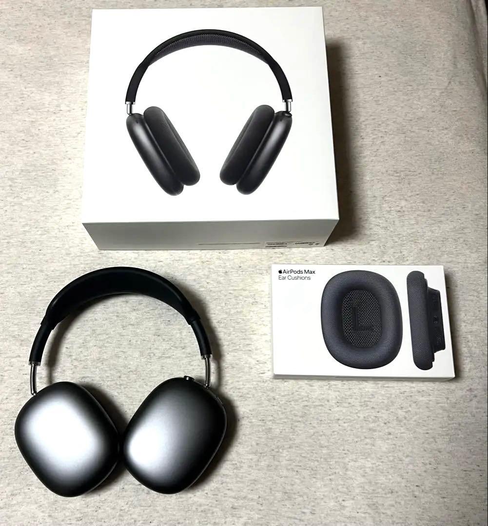 L様　Apple AirPodsMAX 刻印有　未開封イヤーパッド付