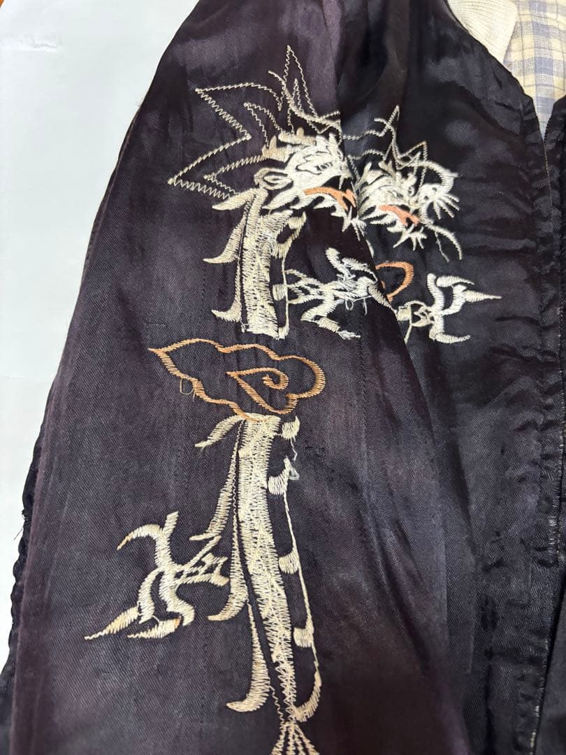 KOREAベトジャン50s　スカジャン　龍刺繍