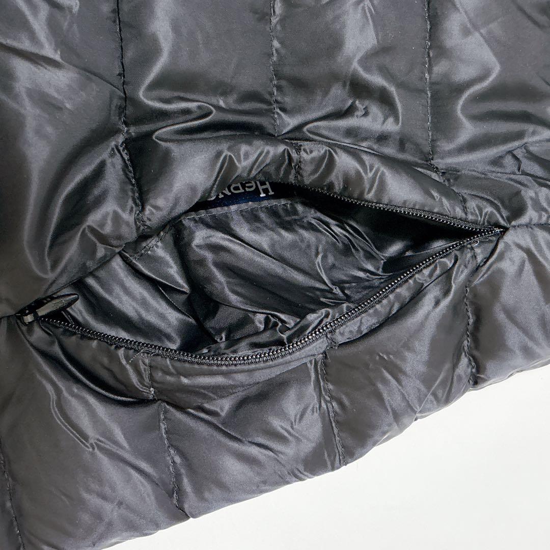 美品 HERNO ラミナー ショートダウンジャケット ブラック 42 f725