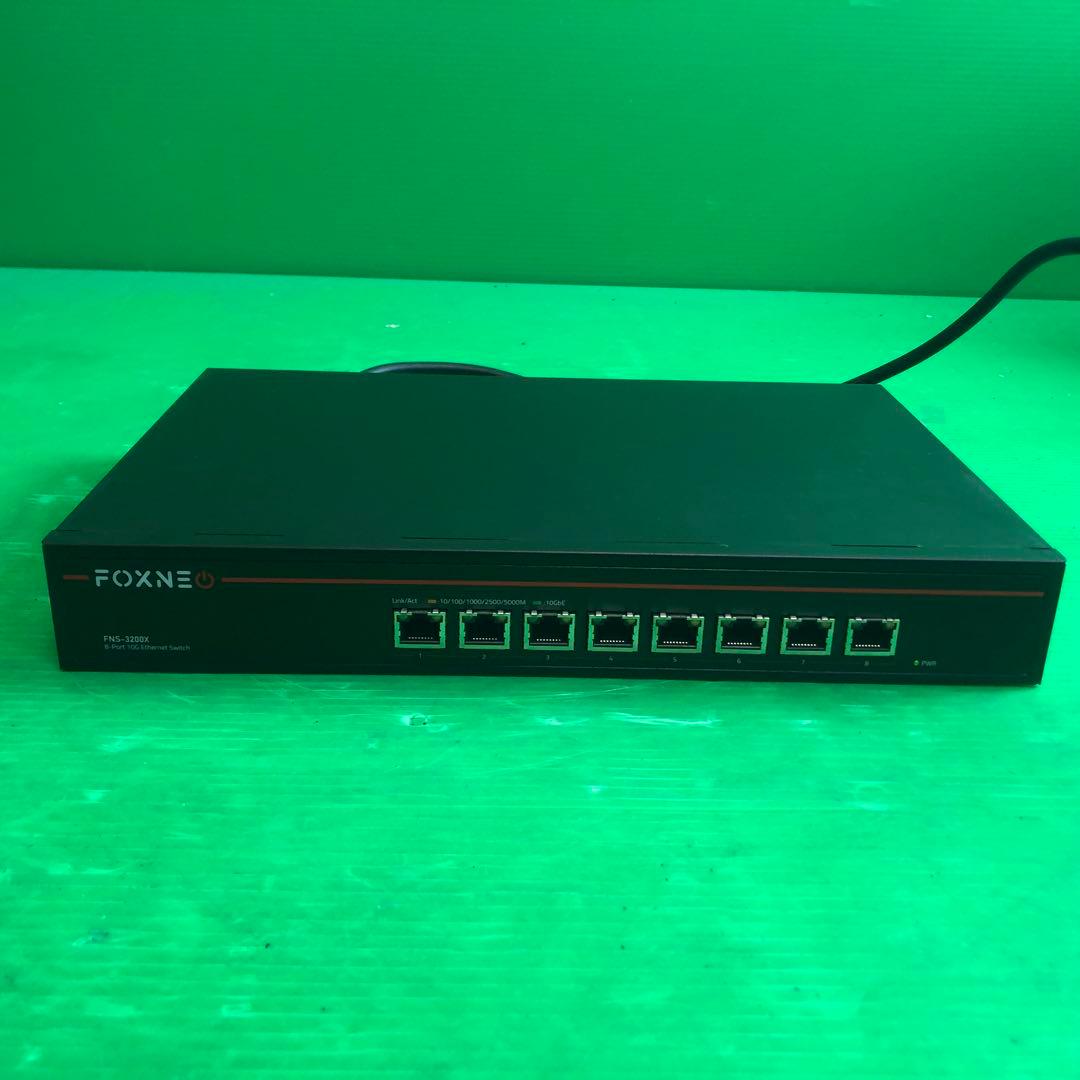 FOXNEO 8ポート スイッチングハブ FNS-3200X 通電確認のみ