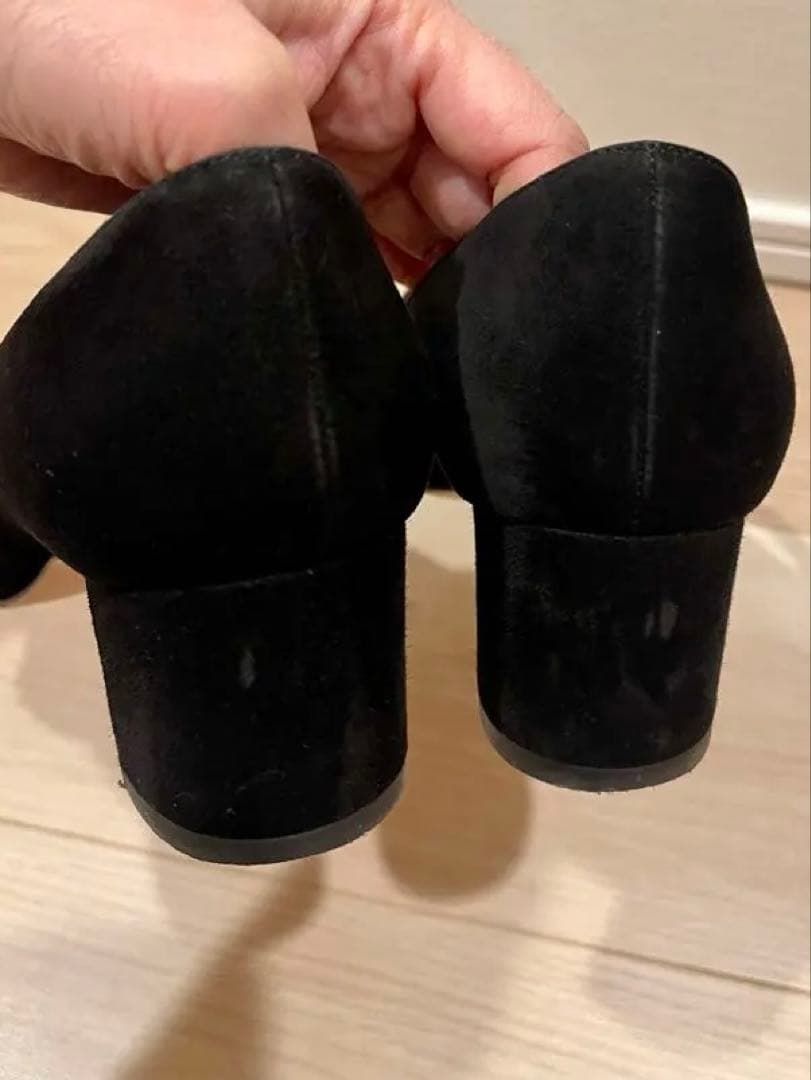 美品MANOLO BLAHNIKマノロブラニクビジュー付きメリージェーン35.5